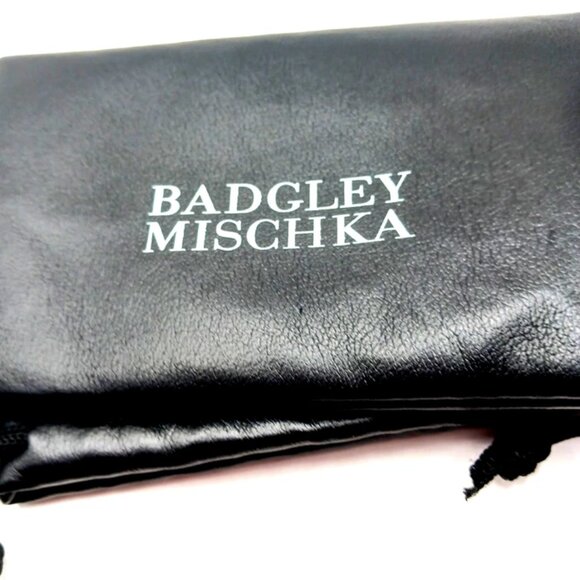 Badgley Mischka Women's Black Studded Crystal Bracelet -Box Clasp New With Tags - Picture 4 of 7